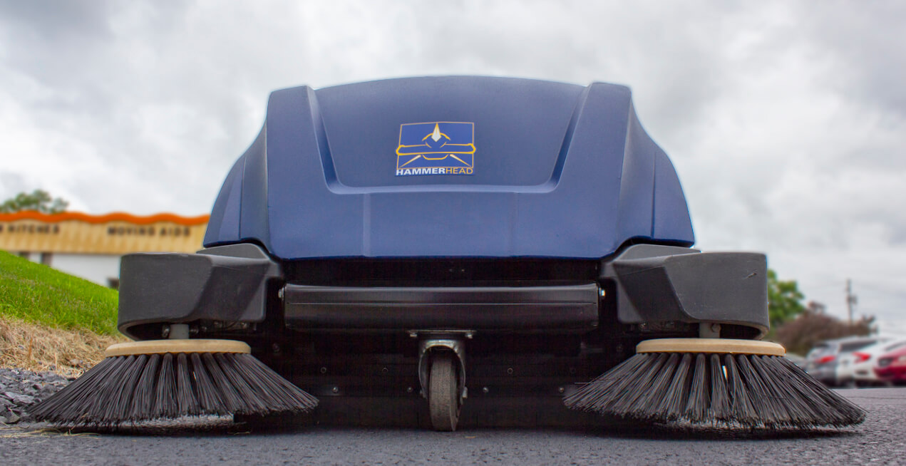 HammerHead 900SX Walk-Behind Electric Sweeper Outdoor