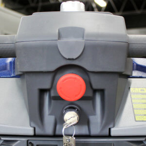 500SS Scrubber Emergency Shut Off Button Safety Feature