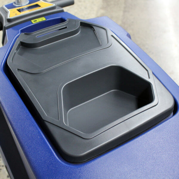 HammerHead Scrubber - Recovery Tank Lid Compartment