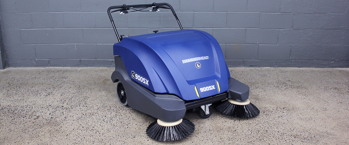 900SX Battery-Powered Walk-Behind Sweeper